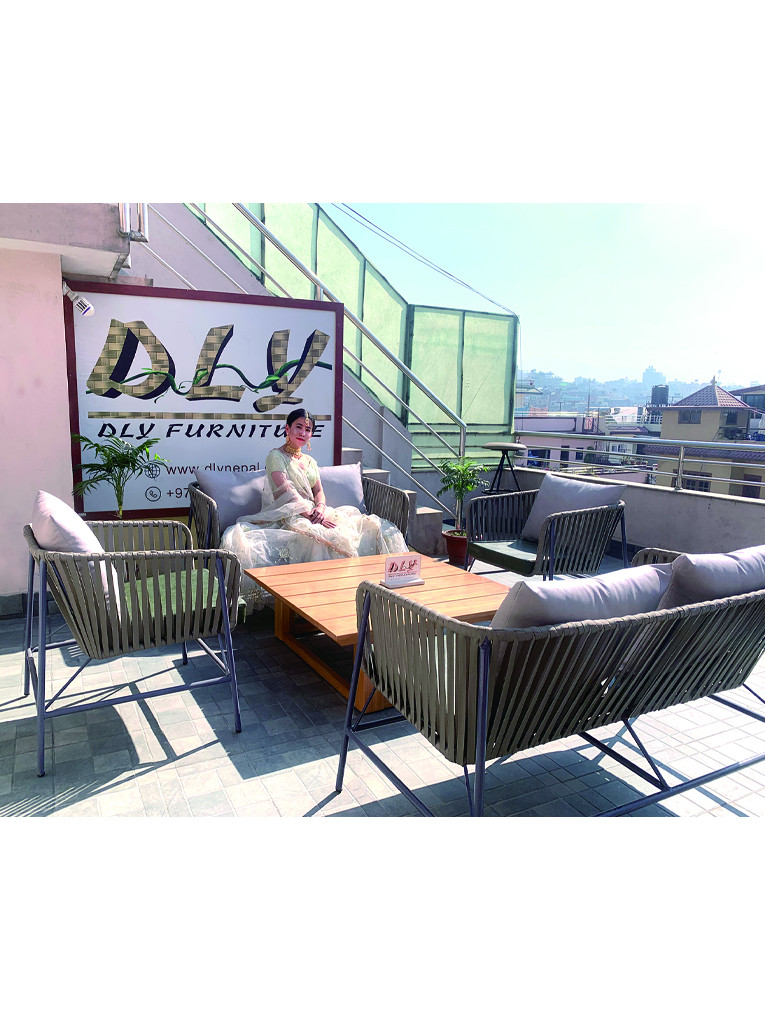 canvas patio outdoor sofa set