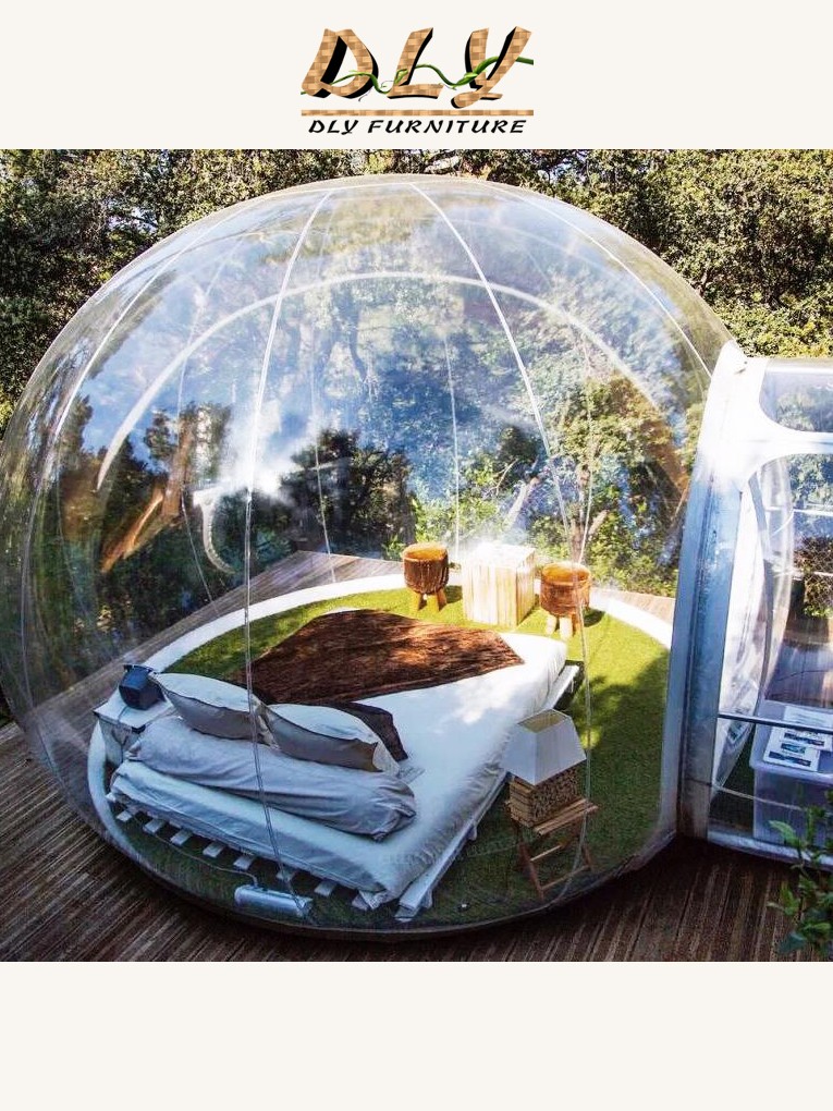 crystal bubble house